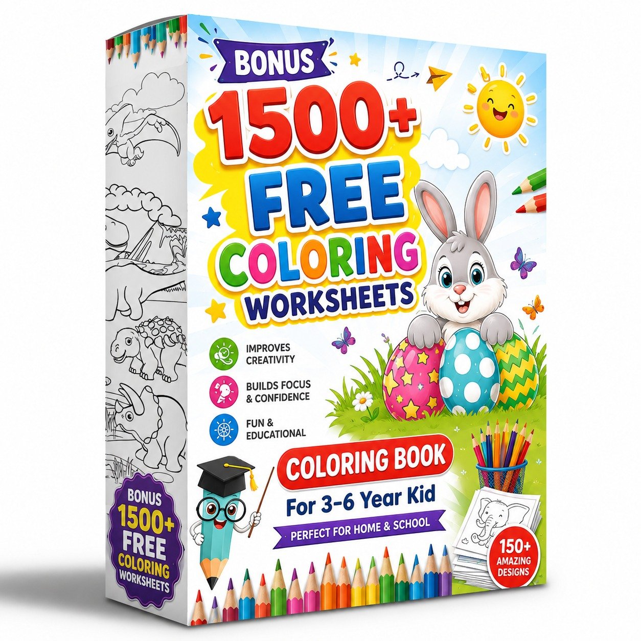 1500+ Coloring Worksheets Bonus